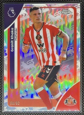 2026 Topps Chrome Premier League Granit Xhaka #169 Retrofractor 60/92 Sunderland