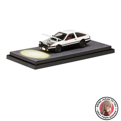 HJ64 1/64 Toyota Trueno GT APEX AE86 / Initial D Engine Model with Wataru