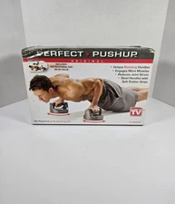 Perfect Push Up Body Rev Rotating Stands in Original Box No Dvd Open Box