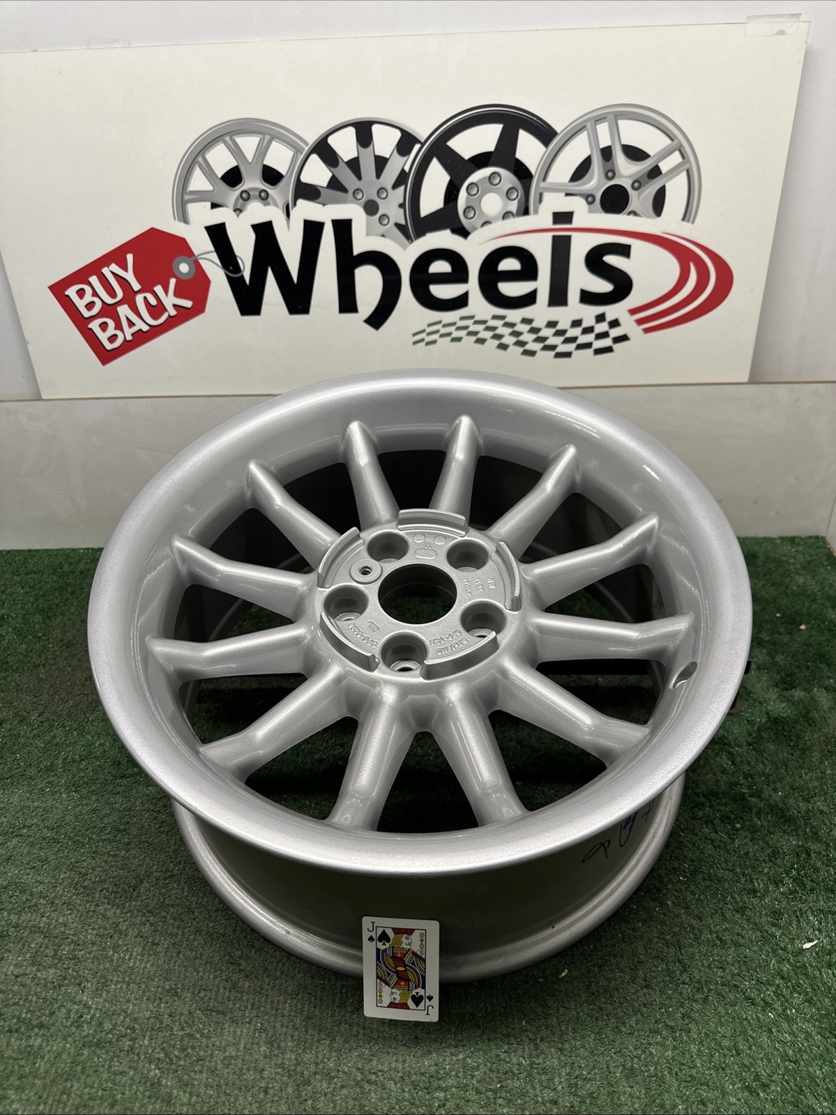 18” Aston Martin DB7 i6 OEM Wheel Rim Silver 18x8 Genuine Factory OE Original