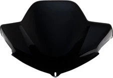 Powermadd Cobra Mid Windshield Black 14.75in For Arctic Cat F-Series