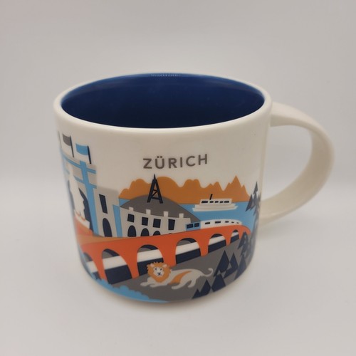 Starbucks Tasse City Mug Zürich You Are Here  414ml OVP - Bild 2 von 6