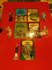 The Adventures of Tintin Complete Set of 5 Books
