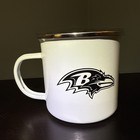 Baltimore Ravens Campfire Coffee Mug NWOT white NFL label on bottom