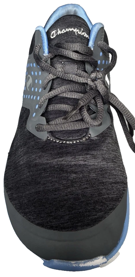 Zapatillas de running Champions para mujer talla 8,5 W espuma viscoelástica gris azul Foto 2 de 4