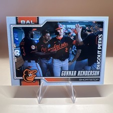 2026 Topps Series 1 Celebration Gunnar Henderson #46 Dugout Peeks Variation SP
