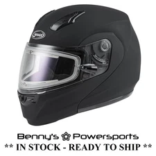 CLOSEOUT GMAX MD-04S Modular Electric Shield Snowmobile Helmet Quick Release 