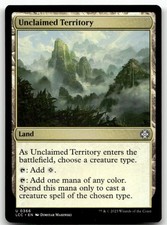 X4 Unclaimed Territory U Commander The Lost Caverns of Ixalan 366 NM