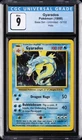 1999 POKEMON BASE SET - UNLIMITED - HOLO #6/102 GYARADOS CGC 9