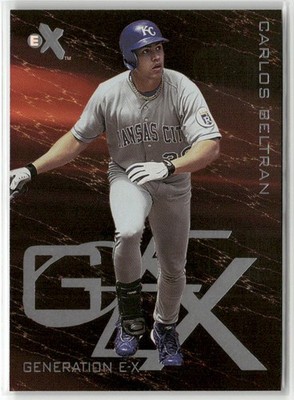2000 FLEER E-X #3 GX CARLOS BELTRAN X - GENERATION E-X KANSAS CITY ROYALS