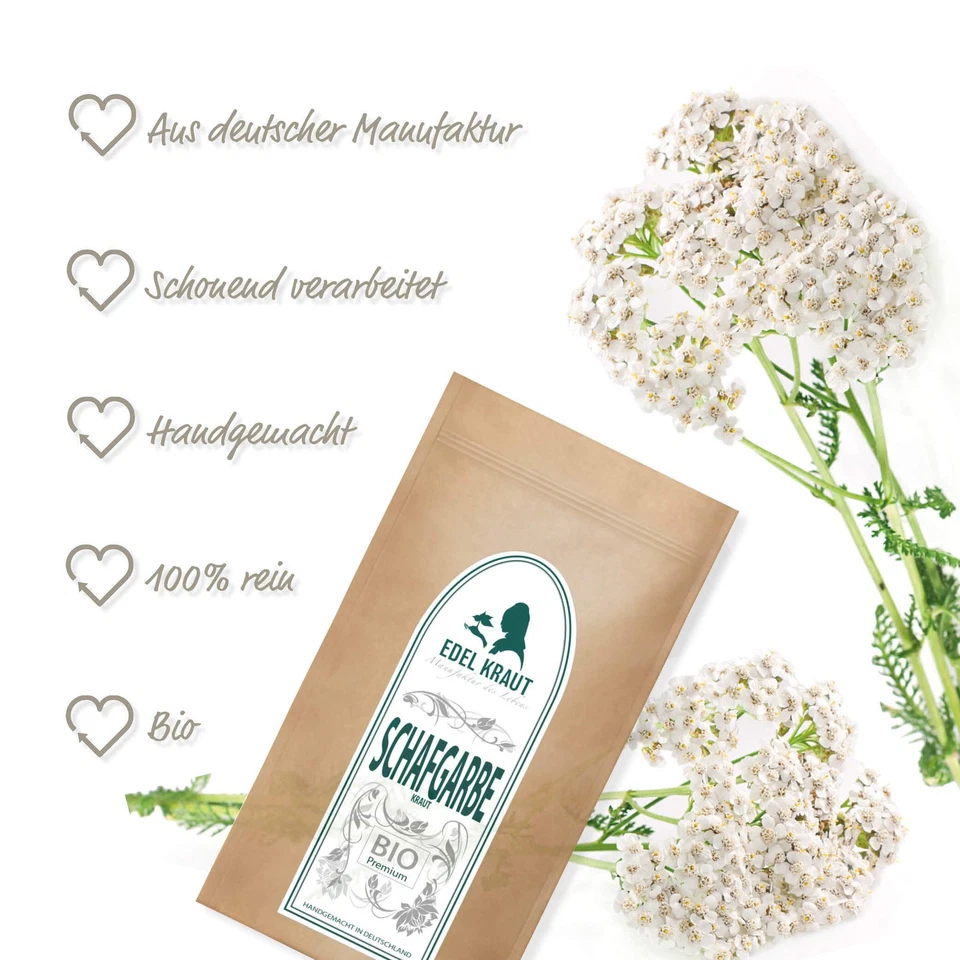 100g BIO Schafgarbenkraut | EDEL KRAUT Schafgarbentee Kräutertee - Bild 4 von 4