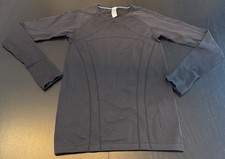 Ivivva by Lululemon Girls Swiftly Fly Tech Seamless Long Sleeve Shirt Size 12