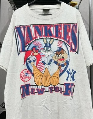 1994 Looney Tunes X New York Yankees Ash Color Unisex Tshirt AN68534