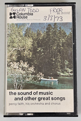 PERCY FAITH HIS ORCHESTRA AND CHORUS CASSETTE TAPE THE SOUND OF MUSIC & OTHER...
