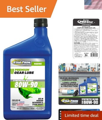 Extreme Pressure Synthetic Gear Oil 80W-90 - Marine Grade for Smooth Operation