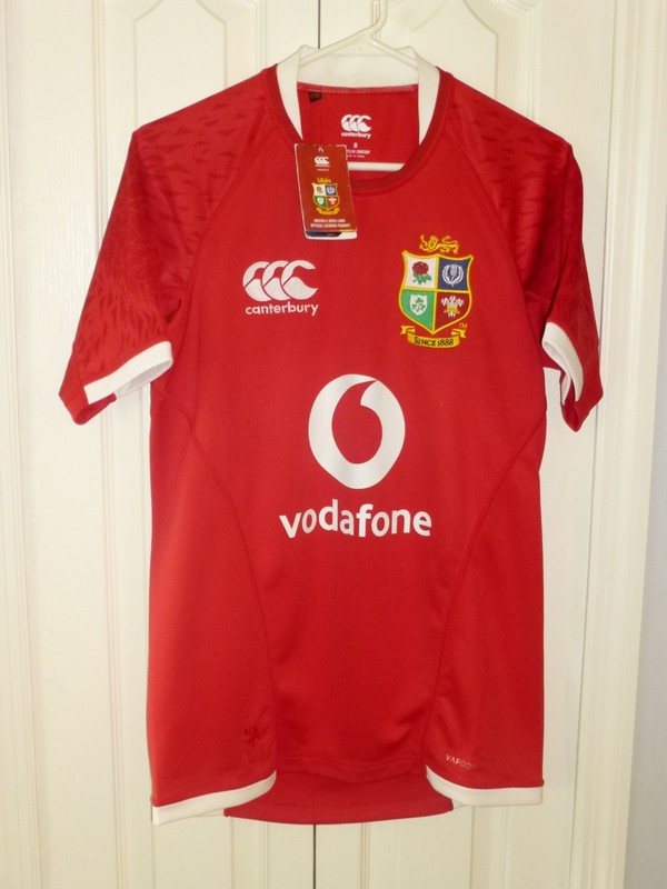 British & Irish Lions 2021 Rugby Union Shirt Jersey Canterbury Red S A419 - BNWT
