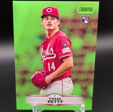 Topps Stadium Club Rookie #59 Chase Petty Cincinnati Reds Baseball Card 2025. rookie card picture