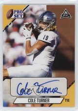 2021 Leaf Pro Set College Auto Gold Cole Turner #PS-CT2 Auto 11eb