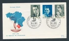 D488509 Belgium FDC Red Cross Centenary 1963
