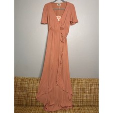  Show Me Your Mumu Maxi XS Dress NWT Mauve Coral Pink 