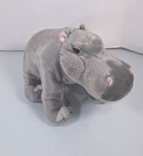 Wild Republic Plush Gray Hippo Hippopotamus 12  Stuffed Animal Toy House Hippo