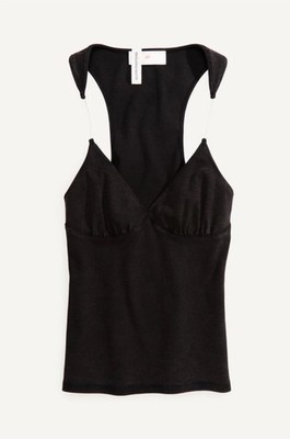 Ｈ＆Ｍ グレンマーティンス タンクトップ 黒 ブラック キャミソール Glenn Martens x H&M Sleeveless Tank Top Shirt | eBay