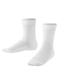 FALKE Unisex-Child Family Socks, Cotton, White 1-2T, White 2000 