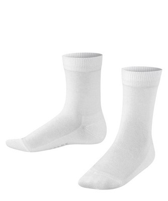 FALKE Unisex-Child Family Socks, Cotton, White 1-2T, (White 2000) 