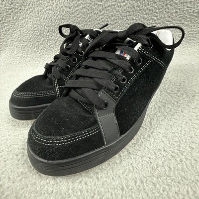 Etnies Shoes Mens 8.5 Black Sal 23 Suede Skateboarding Low Top Sneaker 90s 00s