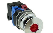 AYLD36620DNUR IDEC Switches, TWND Series Pushbutton, 30mm E-stop Pull 6V 2NO Red