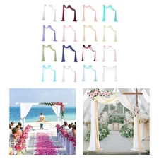 Wedding Arch Draping Chiffon Fabric 70x550cm for Engagement Ceremony Stage