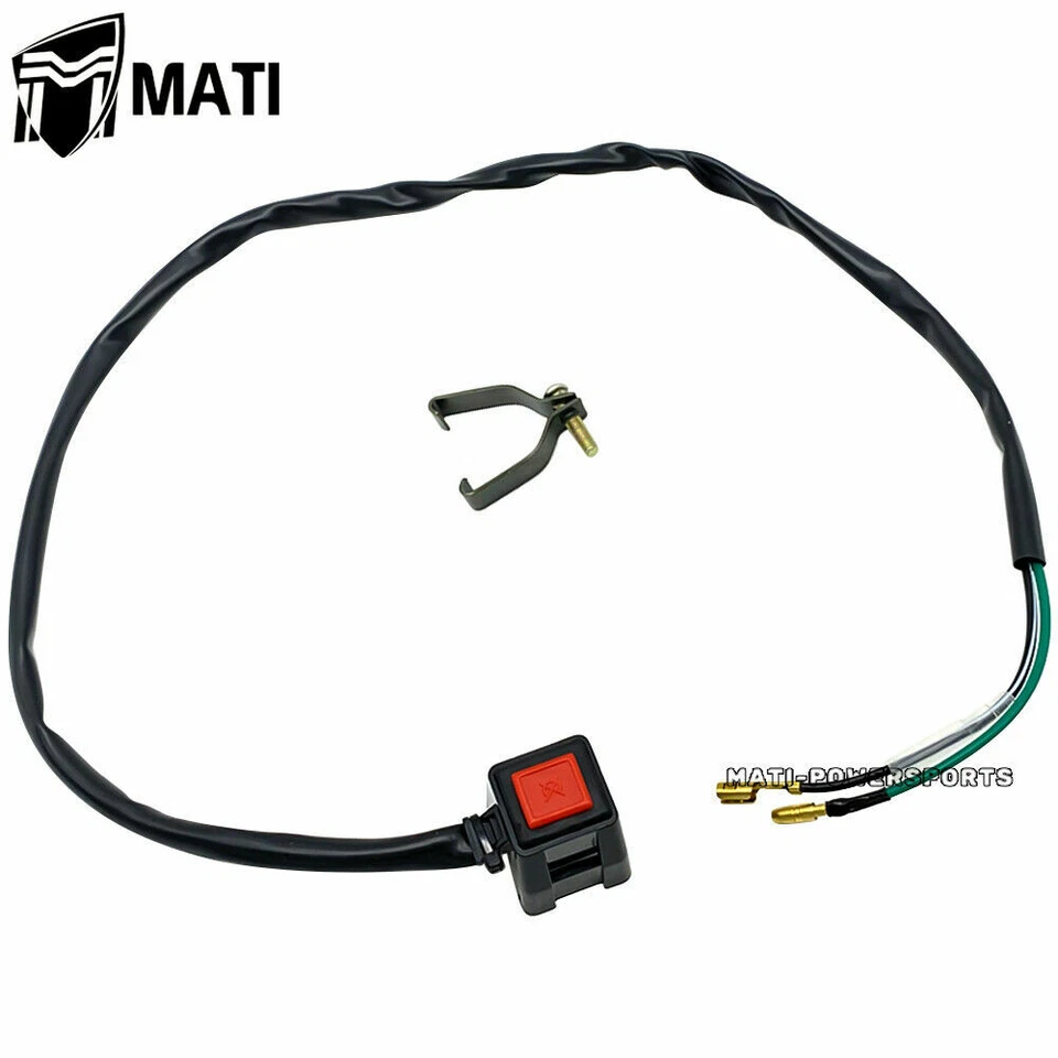 Interruptor de parada de manillar para Yamaha WR200 WR250 WR400F WR426F WR500Z 1991-2001 Foto 2 de 4