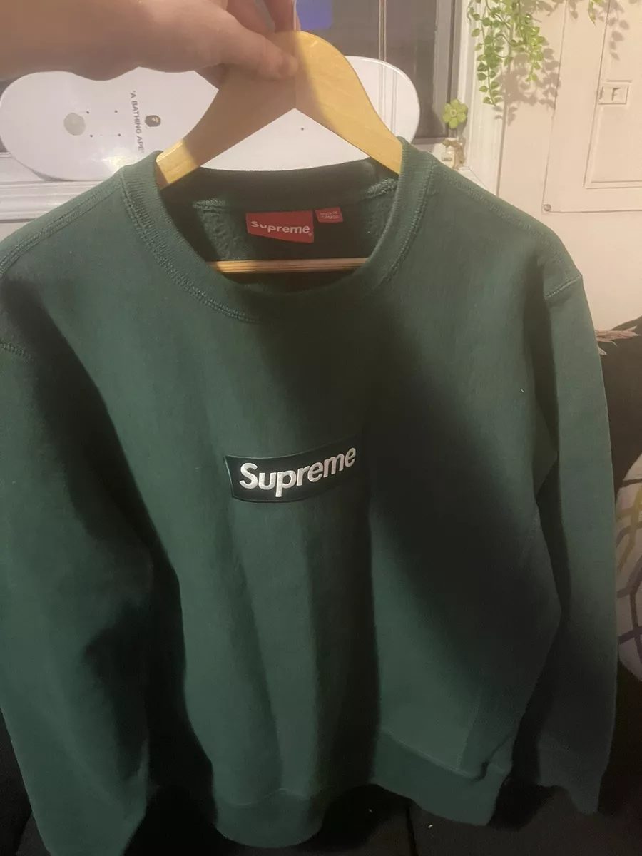 【新品未開封】Supreme Box Logo Crewneck Green