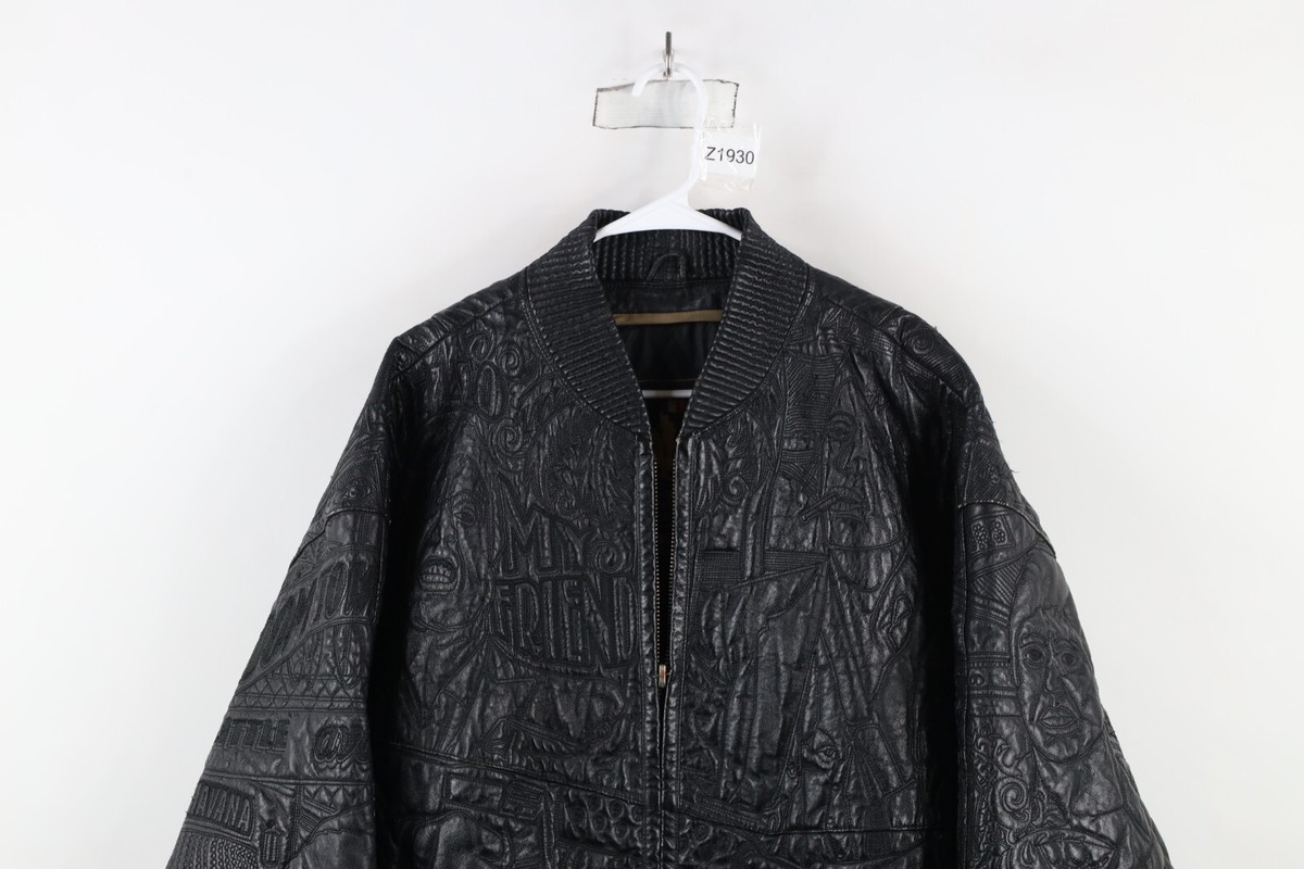 【美品が安い！】 90s Leather jacket (black) s-l400.jpg