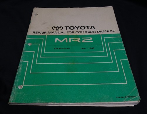 Toyota MR2 Repair Manual for Collision Damage SW20 1989 Service Body Shop Book - Picture 2 of 11