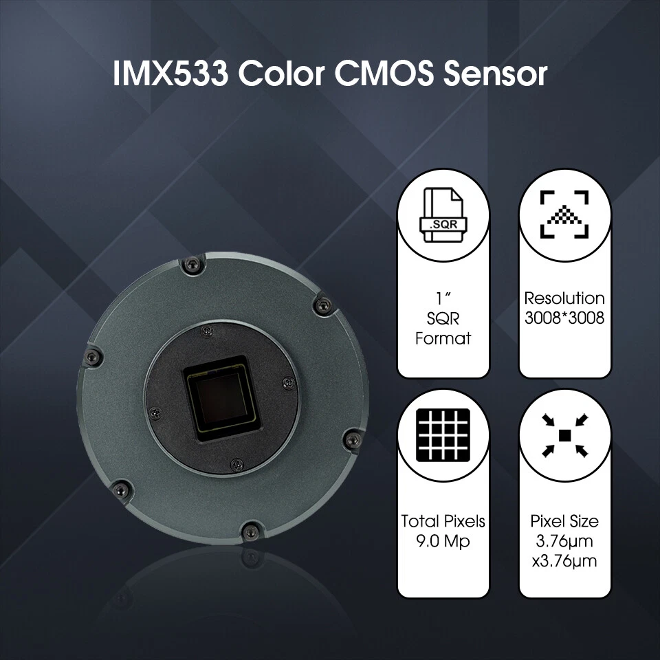 Cámara refrigerada SVBONY SV605CC IMX533 TEC OSC 9MP para astrofotografía del espacio profundo Foto 3 de 4