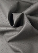 Perforated Vinyl Charcoal Gray Automotive Marine Seat Fabric Upholstery 1YD