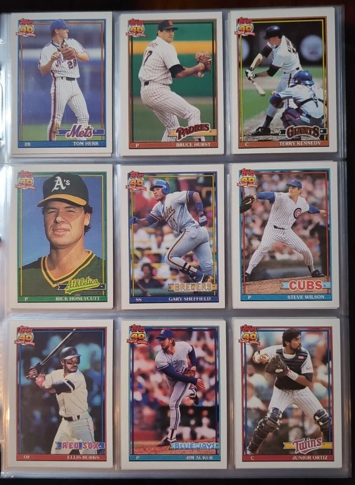 1991 Topps base cards 1-250 Pick from drop down list - Image 4 of 4