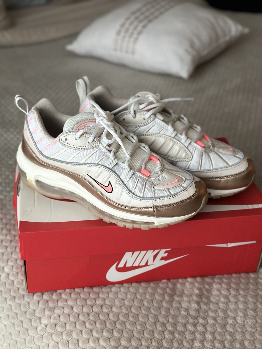 公式正規品!★WMNS AIR MAX 98 'OREWOOD BROWN' Nike Air Max 98 Running Shoe Orewood Brown Lava Glow Women