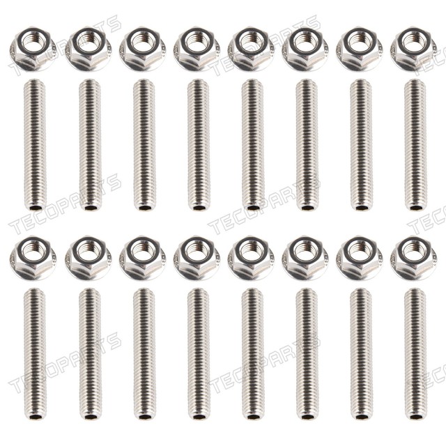 16x Exhaust Manifold Stud Nuts For Ford 4.6 & 5.4 Liter V8 A270