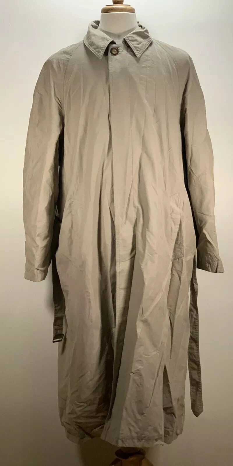 VETEMENTS Trench lungo da uomo di qualità Baker St taglia 42 beige