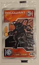 Tarjeta de juego Roggwart 2009 Sabritas Star Wars Clone Wars sin abrir