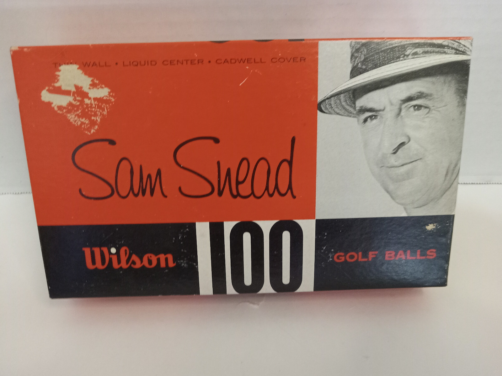 Wilson Sam Snead 100 Vintage Golf Balls Pack of 3 Sealed Liquid Center