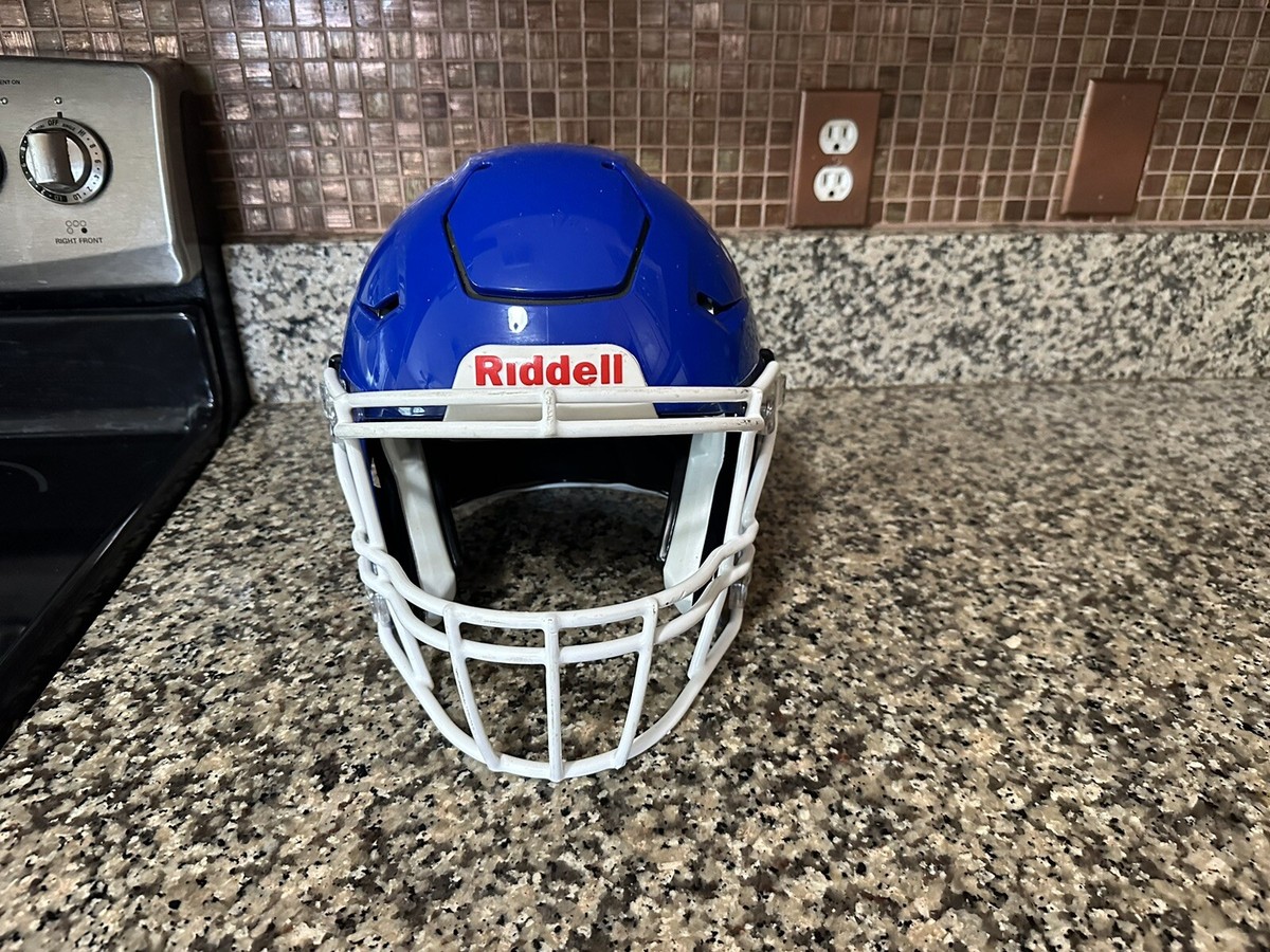Riddell スピード　青 ヘルメット Riddell Speed FLEX Football Helmet Blue w/ White Facemask Adult