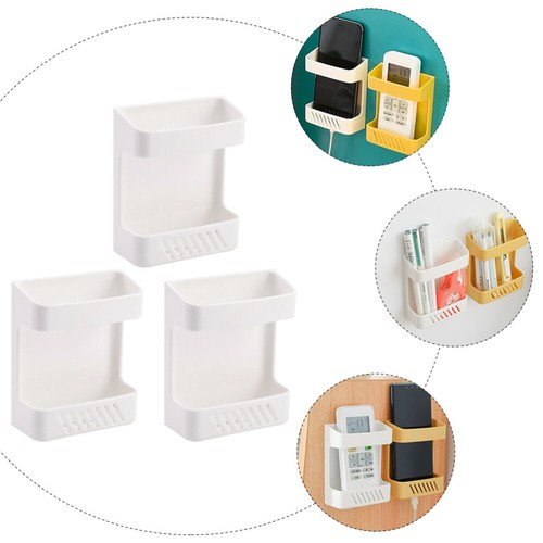 3pcs No Punching Wall Storage Rack Household Wall-mounted Storage Shelf - Picture 7 of 12