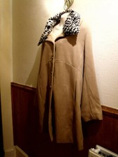 Brand New Elegance Camel Coat Size 20
