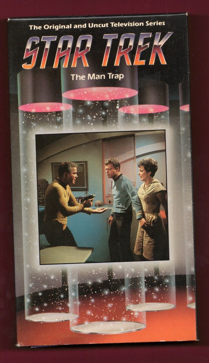 Star Trek The Man Trap VHS Shatner Nimoy Nichelle Nichols Deforest