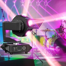 Mini Testa Mobile Dominator Con Fascio Beam LED RGBW 6x50w Rotazione Infinita