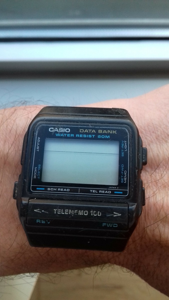 【CASIO】DB-50 DATA BANK ヴィンテージ 希少モデル Casio DB-50 DataBank Vintage Digital Watch 1982 Japan Good