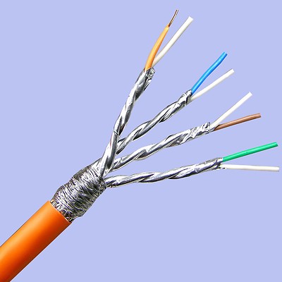 Cat.7 Verlegekabel 50m PIMF Netzwerk Kabel LAN Gigabit (( Cat7 Cat6 Cat5e ))